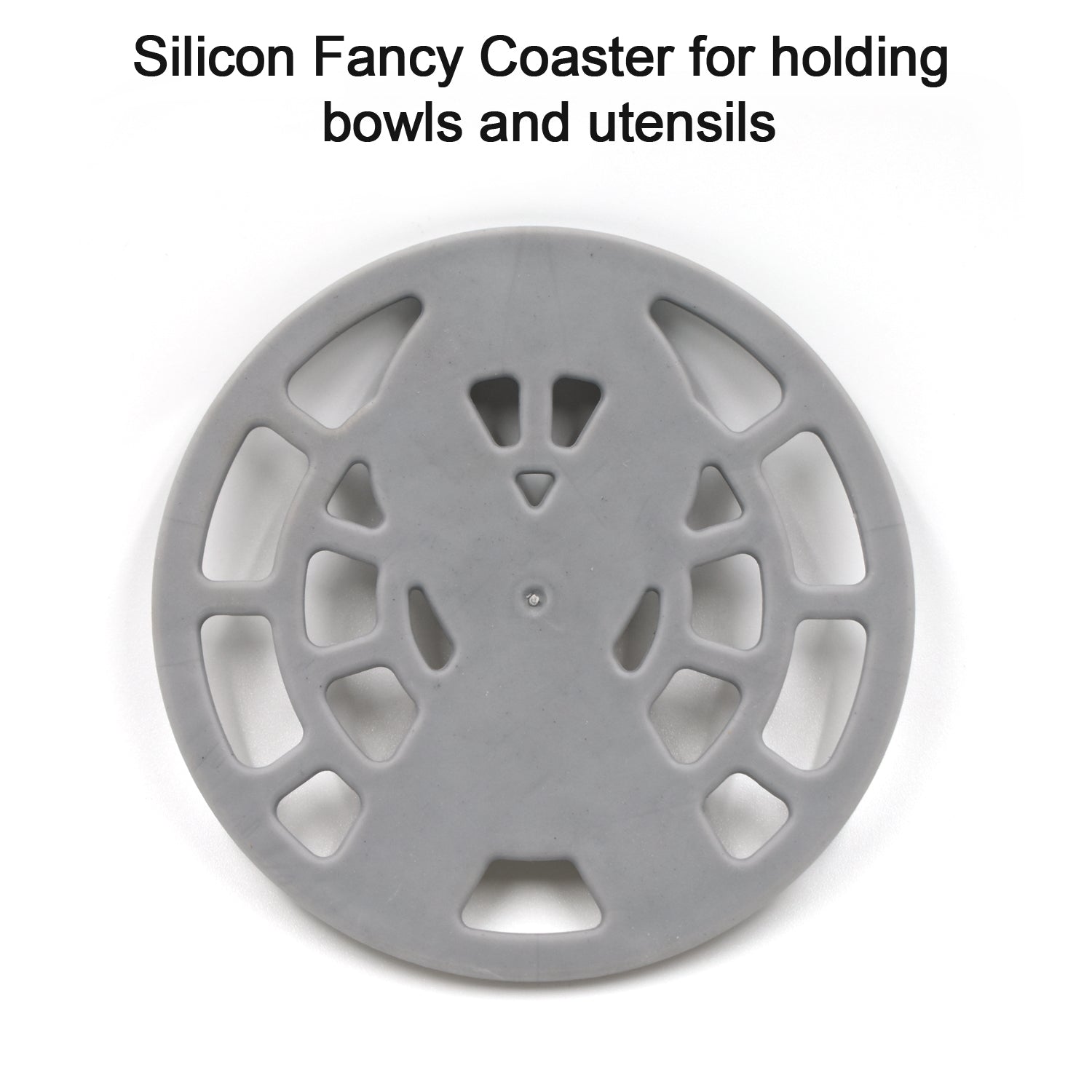 2600 1Pc Silicone Fancy Coaster for holding bowls and utensils including all kitchen purposes. DeoDap 2600 1Pc Silicone Fancy Coaster for holding bowls and utensils including all kitchen purposes. DeoDap
